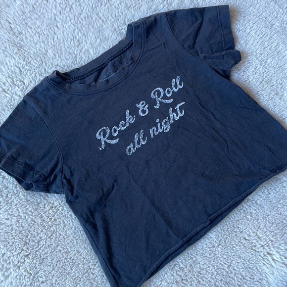 Prince Peter Collection | Black Rock & Roll Distressed Tee | L - Picture 2 of 12